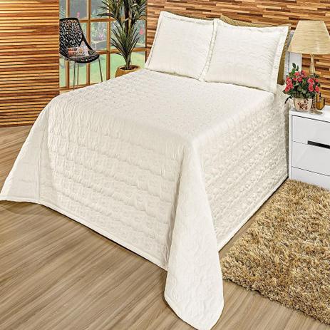 Cobre Leito Casal King Premium 3 Peças Palha - Bia enxovais Menor preço em Cobre Leito Casal King Premium 3 Peças Palha - Bia enxovais