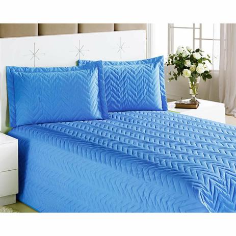 Cobre Leito Casal Queen Clean 04 Peças com Lençol de Baixo- Azul - Aqua Menor preço em Cobre Leito Casal Queen Clean 04 Peças com Lençol de Baixo- Azul - Aqua