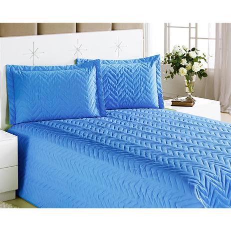 Cobre Leito Casal Queen Clean 04 Peças com Lençol de Baixo - Azul - Aquarela Menor preço em Cobre Leito Casal Queen Clean 04 Peças com Lençol de Baixo - Azul - Aquarela