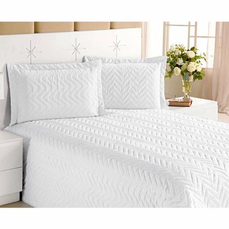 Cobre Leito Casal Queen Clean 04 Peças com Lençol de Baixo- Branco - Aqua Menor preço em Cobre Leito Casal Queen Clean 04 Peças com Lençol de Baixo- Branco - Aqua