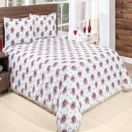 Cobre Leito Casal Queen La Bella 03 Peças com Franja Bolinha Vermelha - Bia enxovais é ruim? Cobre Leito Casal Queen La Bella 03 Peças com Franja Bolinha Vermelha - Bia enxovais é boa?