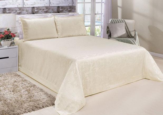 Cobre Leito Casal Queen Pérola 3 Peças Jacquard Dupla Face - Confecções Elba é boa?