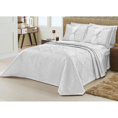 Cobre Leito Casal Super King Áustria 07 Peças - Branco - Decorativa é ruim? Cobre Leito Casal Super King Áustria 07 Peças - Branco - Decorativa é boa?