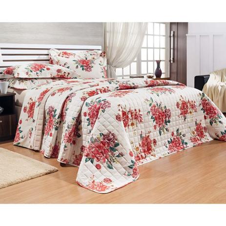 Cobre Leito Casal Super King Versátil 03 Peças Estampado DF 100 Algodão - Vermelho - Bernadete Menor preço em Cobre Leito Casal Super King Versátil 03 Peças Estampado DF 100 Algodão - Vermelho - Bernadete