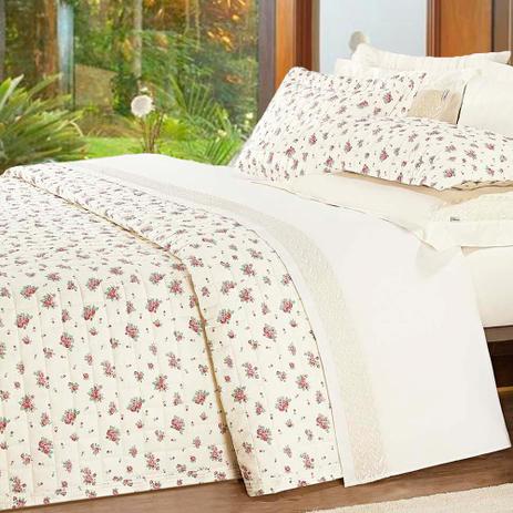 Cobre Leito Columbia Casa Dona Queen 3 peças Rosa Menor preço em Cobre Leito Columbia Casa Dona Queen 3 peças Rosa