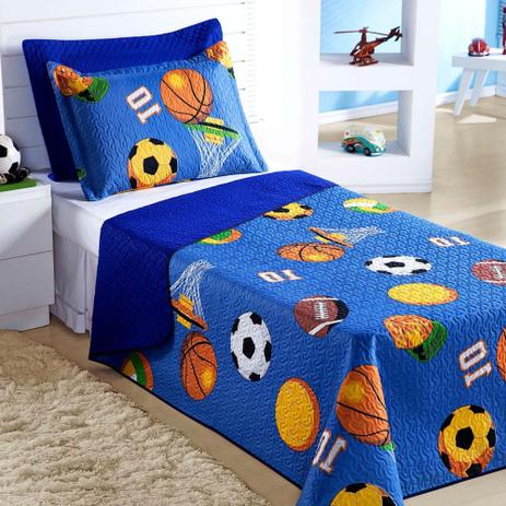Cobre Leito Infantil Solteiro 02 Peças - FutebolMatelado - Aquarela Enxovais - Enxovais Aquarela é boa?