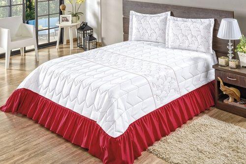 Cobre Leito Kit Marselha Queen 3 peças - Branco - Colleone é boa?