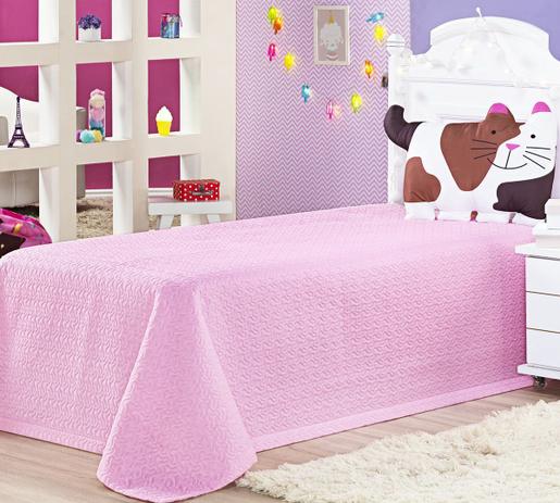 Cobre Leito Pets Solteiro Gatinho Lindo cor Rosa com 3 peças - Ione enxovais Menor preço em Cobre Leito Pets Solteiro Gatinho Lindo cor Rosa com 3 peças - Ione enxovais