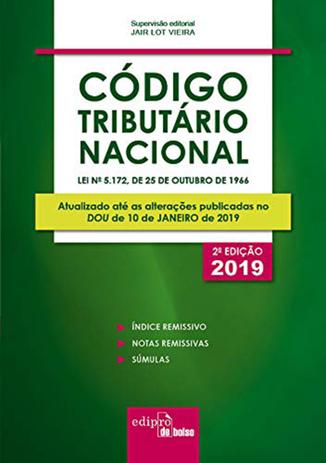 Código Tributário Nacional Mini - 2ª Edição (2019) - Edipro Menor preço em Código Tributário Nacional Mini - 2ª Edição (2019) - Edipro