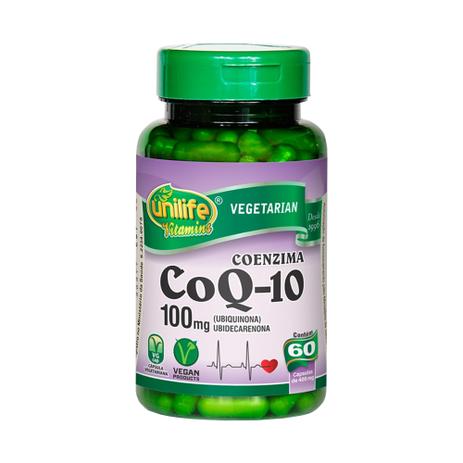 Coenzima Q-10 100mg (ubiquinona) 60 Cápsulas Unilife - Unilife vitamins Menor preço em Coenzima Q-10 100mg (ubiquinona) 60 Cápsulas Unilife - Unilife vitamins