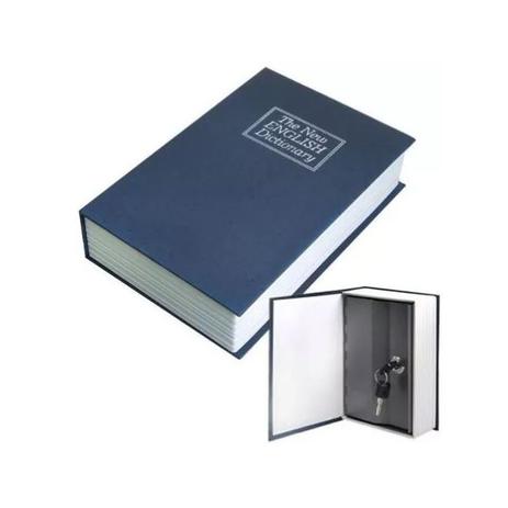 Cofre camuflado formato de livro dicionário 2 chaves porta joias - Faça resolva Menor preço em Cofre camuflado formato de livro dicionário 2 chaves porta joias - Faça resolva
