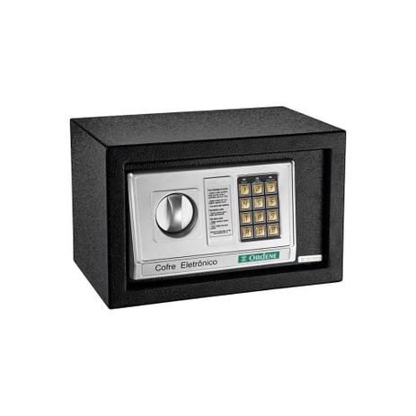 Cofre Eletrônico 31x20cm Preto - Ordene é ruim? Cofre Eletrônico 31x20cm Preto - Ordene é boa?
