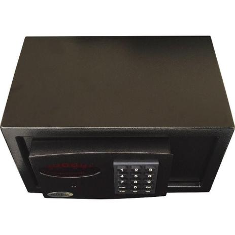 Cofre eletrônico com senha e abertura automática mod. box black - Gold safe Menor preço em Cofre eletrônico com senha e abertura automática mod. box black - Gold safe