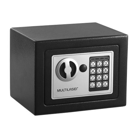 Cofre Eletrônico Multilaser 17x23x17cm Preto - OF007 é boa?