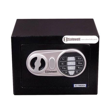 Cofre Eletrônico Safewell 6.6 Litros 17-EF Menor preço em Cofre Eletrônico Safewell 6.6 Litros 17-EF