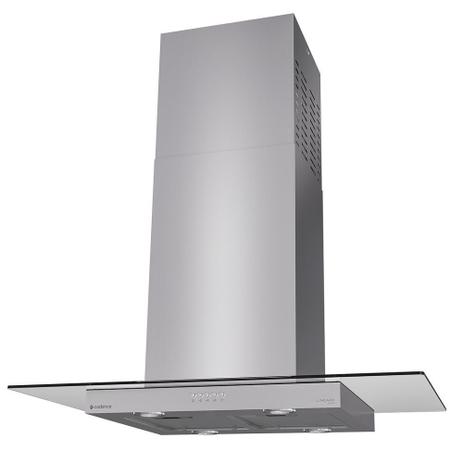 Coifa de Ilha Cadence Lineare Vidro Reto Inox 90cm 127V CFA501 Menor preço em Coifa de Ilha Cadence Lineare Vidro Reto Inox 90cm 127V CFA501