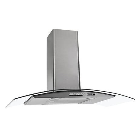 Coifa de Parede Nardelli Duto Slim 90cm Vidro Curvo Inox Menor preço em Coifa de Parede Nardelli Duto Slim 90cm Vidro Curvo Inox