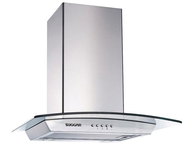 Coifa de Parede Suggar Inox 60cm 3 Velocidades - Cristal TP0262IX