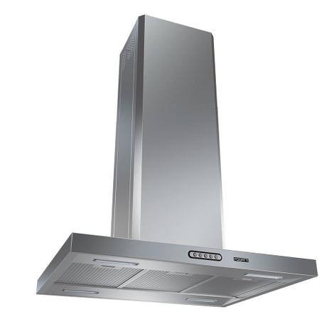 Coifa Ilha 75cm Retangular Fogatti Inox Menor preço em Coifa Ilha 75cm Retangular Fogatti Inox