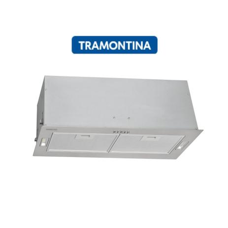 Coifa inox de embutir incasso 75 127v tramontina com luz - Tramontina Lar Menor preço em Coifa inox de embutir incasso 75 127v tramontina com luz - Tramontina Lar
