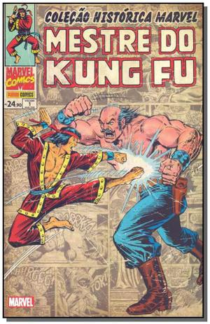 Col. Histórica Marvel - Mestre do Kung Fu - Vol.01 - Panini Menor preço em Col. Histórica Marvel - Mestre do Kung Fu - Vol.01 - Panini