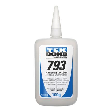 Cola Adesivo Instantânea TEK BOND 793 100G - Tekbond Menor preço em Cola Adesivo Instantânea TEK BOND 793 100G - Tekbond