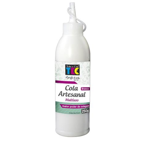 Cola Artesanal Multiuso Toke e Crie 250g CO015 Menor preço em Cola Artesanal Multiuso Toke e Crie 250g CO015