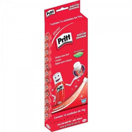 Cola Bastão 10g Caixa Display PRITT - 564 Menor preço em Cola Bastão 10g Caixa Display PRITT - 564
