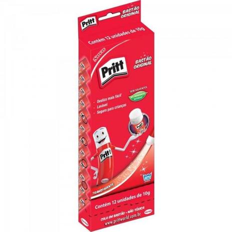 Cola Bastão 10g Caixa Display PRITT Menor preço em Cola Bastão 10g Caixa Display PRITT