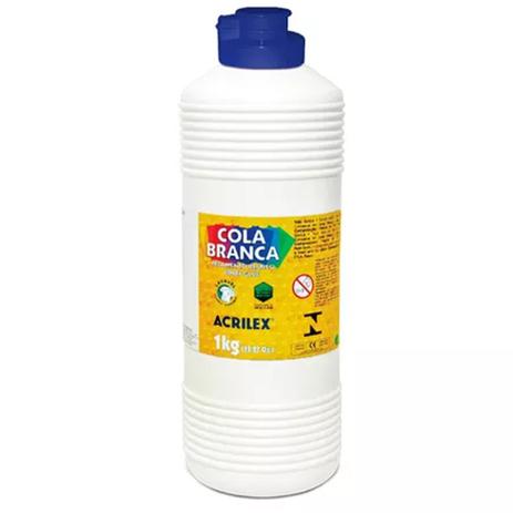 Cola Branca Acrilex 1Kg Menor preço em Cola Branca Acrilex 1Kg