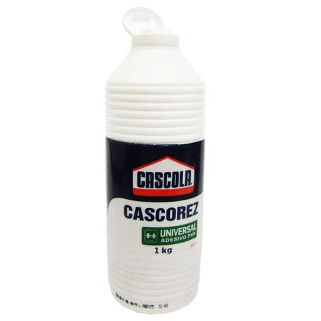 Cola Branca Cascola Cascorez Universal Adesivo PVA 1kg - Henkel Menor preço em Cola Branca Cascola Cascorez Universal Adesivo PVA 1kg - Henkel