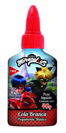 Cola Branca Escolar Miraculous Com Lacre Protetor 40g Tris Menor preço em Cola Branca Escolar Miraculous Com Lacre Protetor 40g Tris