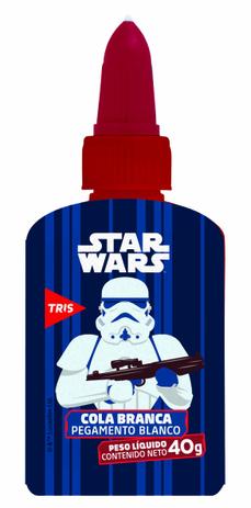 Cola Branca Escolar Star Wars Com Lacre Protetor 40g Tris Menor preço em Cola Branca Escolar Star Wars Com Lacre Protetor 40g Tris