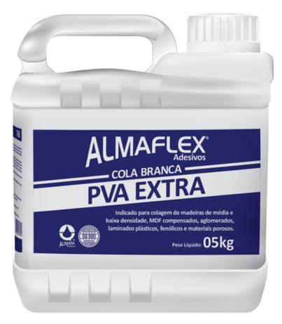 Cola Branca PVA Extra 768 Almaflex 5kg Menor preço em Cola Branca PVA Extra 768 Almaflex 5kg