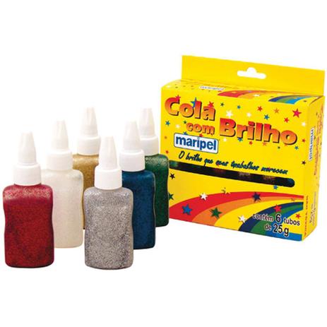 Cola com Glitter 25G. C/06 UNID. Ouro - Maripel é boa?