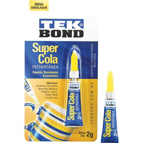 Cola de ALTA Resistencia Tekbond Super Cola 2G. é boa?