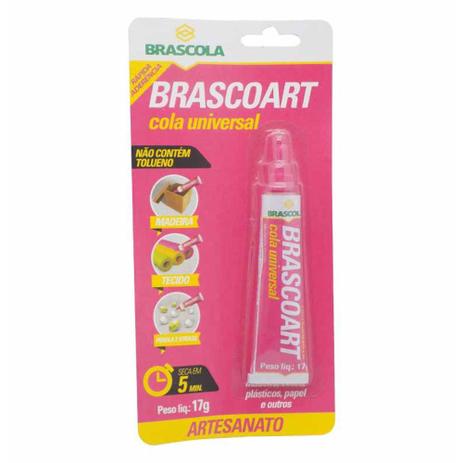 Cola de contato 17g univ para artesanato / un / brascoplast é boa?