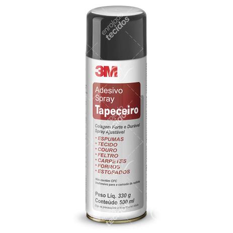 Cola de Contato Adesivo Spray Tapeceiro 3M - Enrolado tecidos Menor preço em Cola de Contato Adesivo Spray Tapeceiro 3M - Enrolado tecidos