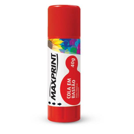 Cola Em Bastao Branca 40g MAXPRINT Menor preço em Cola Em Bastao Branca 40g MAXPRINT