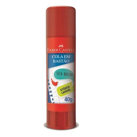 Cola em bastao - tubo 40g - Faber castell Menor preço em Cola em bastao - tubo 40g - Faber castell