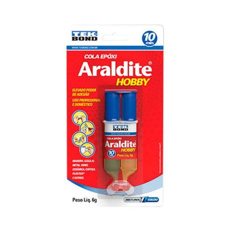 Cola epóxi Araldite hobby seringa 6 g - Tekbond Menor preço em Cola epóxi Araldite hobby seringa 6 g - Tekbond