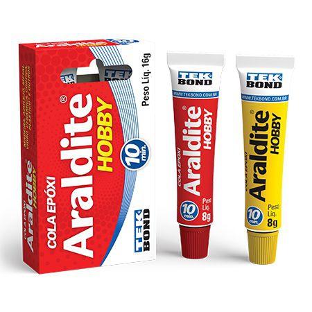 Cola Epóxi Araldite Hobby TekBond 16g Menor preço em Cola Epóxi Araldite Hobby TekBond 16g
