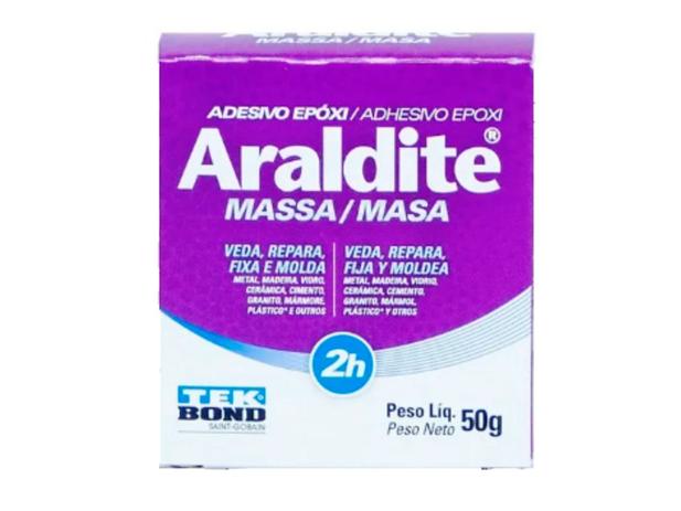 Cola Epóxi Araldite Massa 50g - Tek Bond Menor preço em Cola Epóxi Araldite Massa 50g - Tek Bond