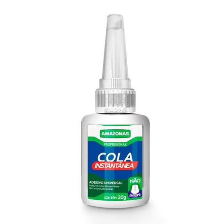 Cola Instantânea Secagem Rápida 20 GR AMAZONAS Menor preço em Cola Instantânea Secagem Rápida 20 GR AMAZONAS