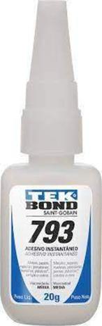 Cola Instantânea Tek Bond 793 Com 20g Adesivo - SAINT-GOBAIN Menor preço em Cola Instantânea Tek Bond 793 Com 20g Adesivo - SAINT-GOBAIN