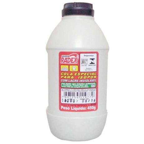 Cola isopor 450g transparente / un / radex é ruim? Cola isopor 450g transparente / un / radex é boa?