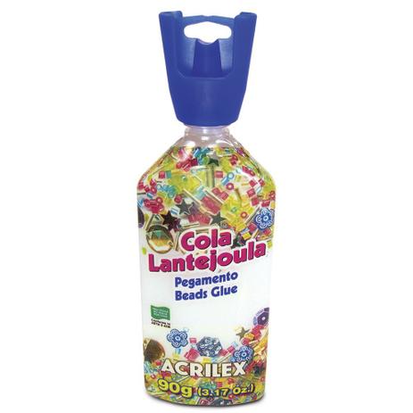 Cola Lantejoula para Tecido 90g Artesanato - Acrilex Menor preço em Cola Lantejoula para Tecido 90g Artesanato - Acrilex