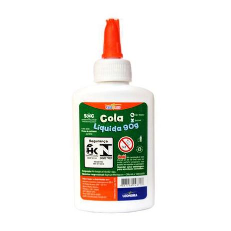 Cola Líquida Branca 90g Leo e Leo - Leonora Menor preço em Cola Líquida Branca 90g Leo e Leo - Leonora