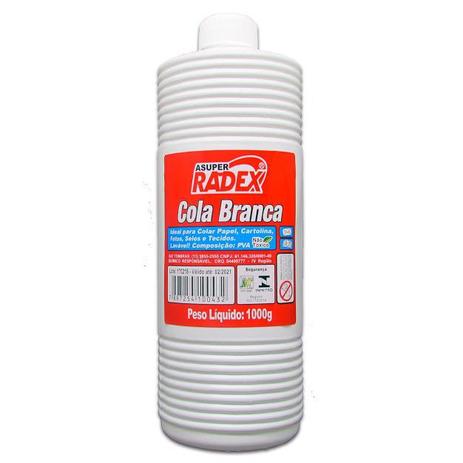Cola Liquida Branca Radex 1kg Menor preço em Cola Liquida Branca Radex 1kg