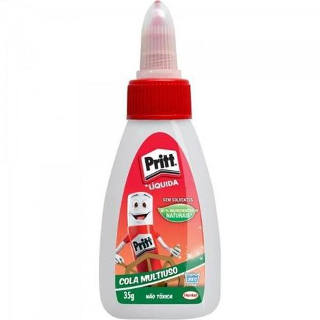 Cola Líquida Transparente 35g PRITT Menor preço em Cola Líquida Transparente 35g PRITT